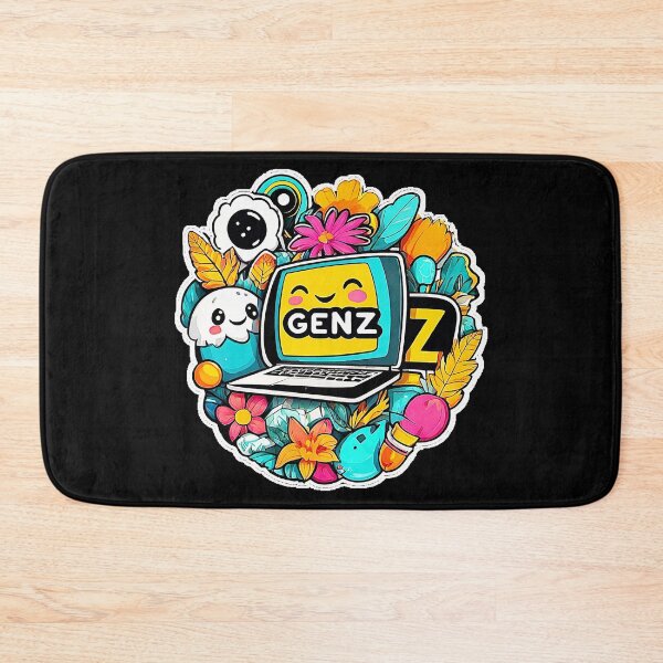 Item preview, Modern Logo Happy Laptop GenZ ( Digital Generation Z ). designed and sold by Giulivo Store Graphic.