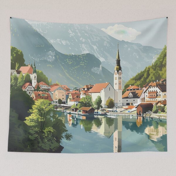 Item preview, Slovenia Digital Illustration designed and sold by ComicsFactory.