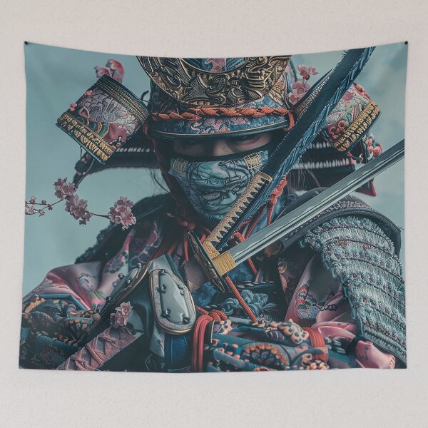 Item preview, Samurai Illustration designed and sold by nomiraclehere.