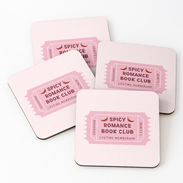 Item preview, Spicy romance book club - floral ticket  designed and sold by Neadoodles.