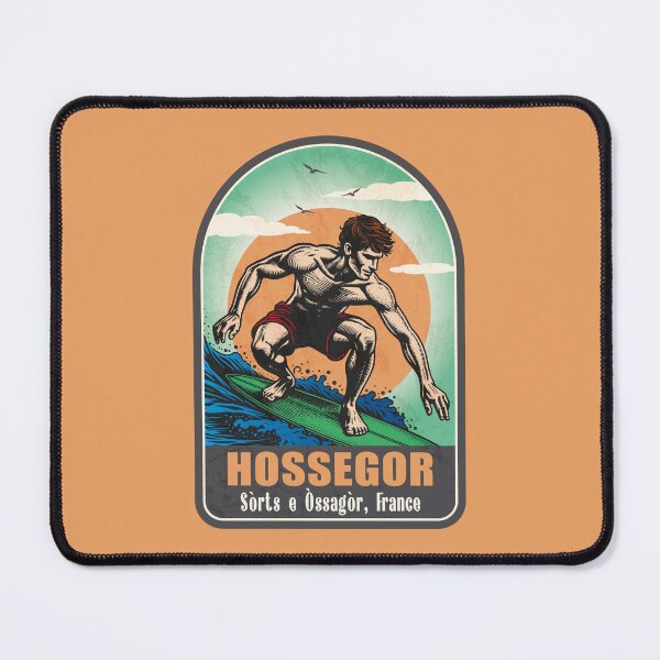 Item preview, Hossegor France Vintage Surfing Graphic designed and sold by CynthiaGraphics.