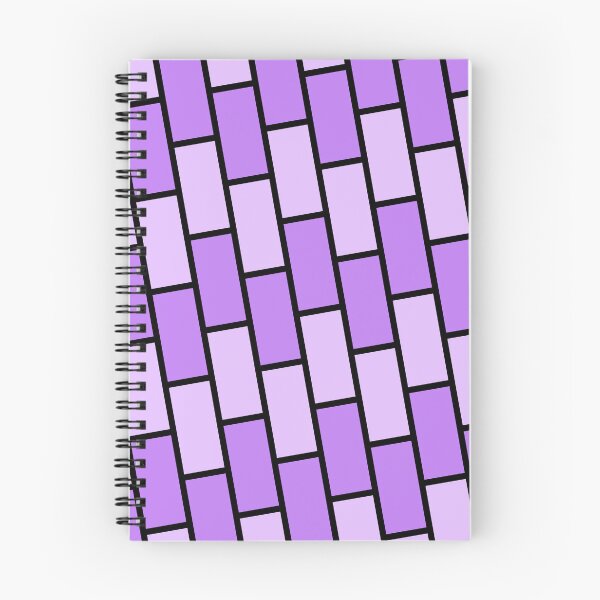 Item preview, Outlined Purple Brick Wall Diagonal Eternal Impressions Pattern designed and sold by Alchemy-A-La-G.