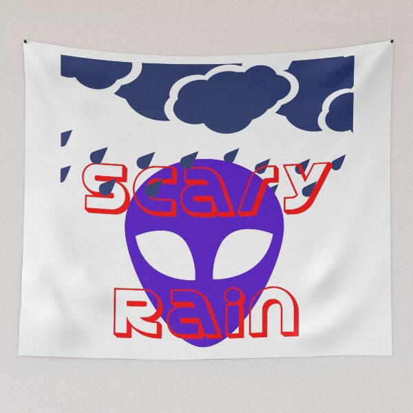 Item preview, Scary Rain Alien.  designed and sold by AWADHESH  CHAURASIA.