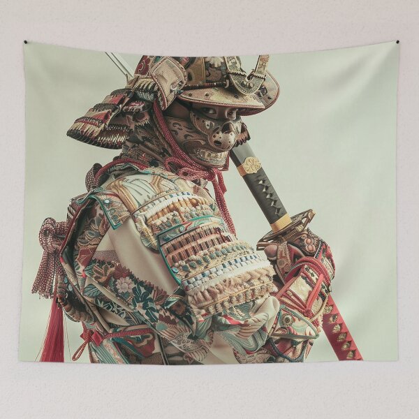 Item preview, Samurai Illustration designed and sold by nomiraclehere.