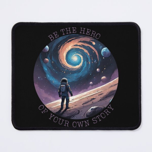 Item preview, Cosmic Explorer Inspiring Astronaut Art designed and sold by ChicTrendz.