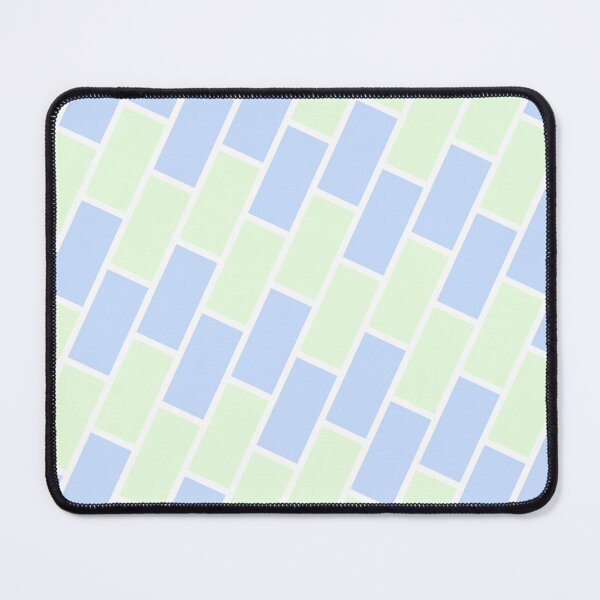 Item preview, Outlined Blue & Green Brick Wall Tilted Eternal Impressions designed and sold by Alchemy-A-La-G.