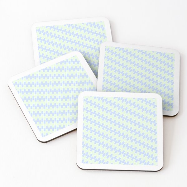 Item preview, Outlined Blue & Green Brick Wall Tilted Eternal Impressions designed and sold by Alchemy-A-La-G.