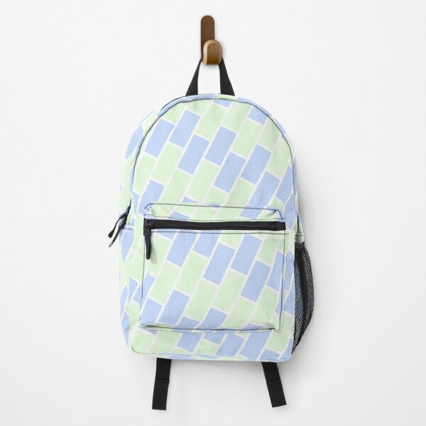 Item preview, Outlined Blue & Green Brick Wall Tilted Eternal Impressions designed and sold by Alchemy-A-La-G.