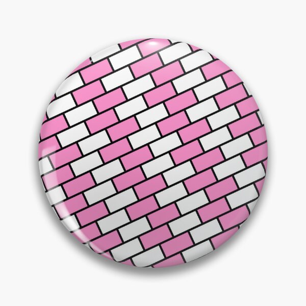 Item preview, Outlined Rising Pink Brick Wall Diagonal Eternal Impressions designed and sold by Alchemy-A-La-G.