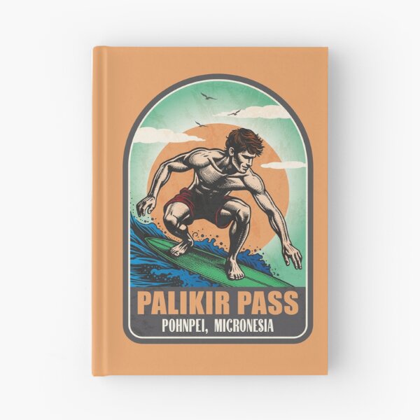 Item preview, Palikir Pass Pohnpei Micronesia Vintage Surfing Graphic designed and sold by CynthiaGraphics.