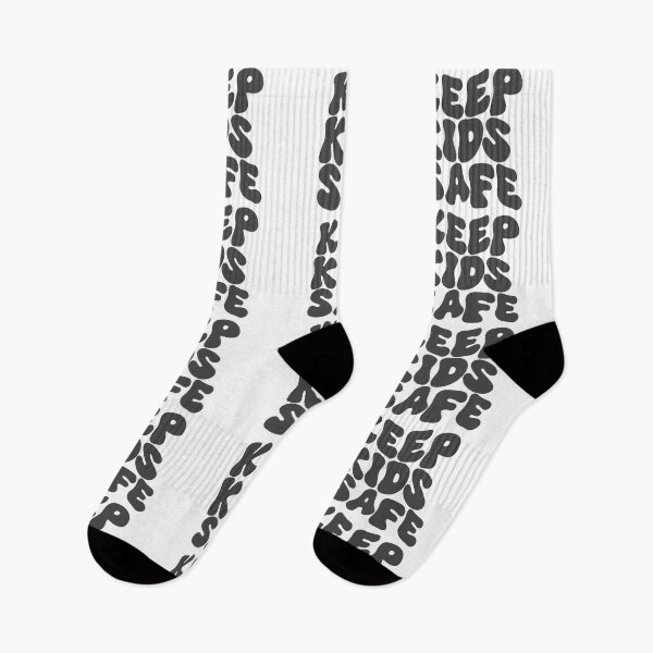Item preview, Keep Kids Safe Groovy Black and White designed and sold by Pink Ribbon.