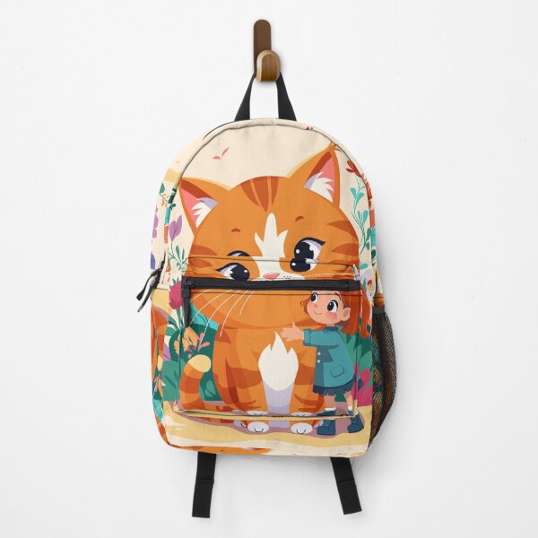 Item preview, Cute girl kid hugging cat designed and sold by kavalenkavart.