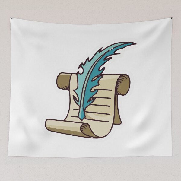 Item preview, Renaissance Quill and Scroll Design designed and sold by NiftyWrx.