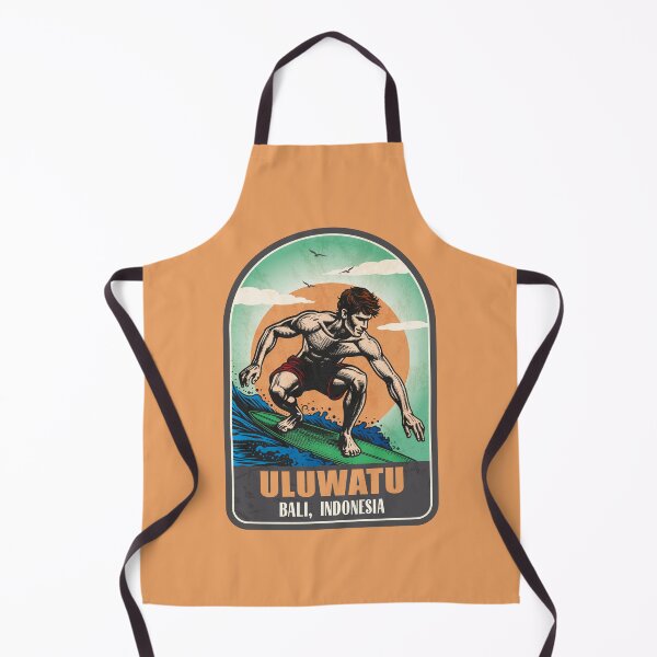Item preview, Uluwatu Bali Indonesia Vintage Surfing Graphic designed and sold by CynthiaGraphics.