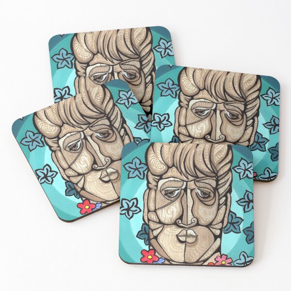 Item preview, Tiki Elvis designed and sold by ArtByBeatriz.