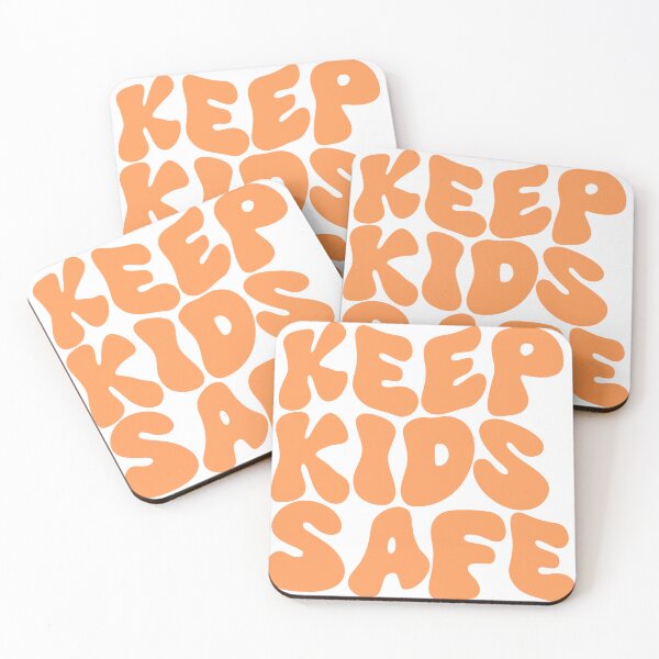 Item preview, Keep Kids Safe Groovy Orange designed and sold by Pink Ribbon.