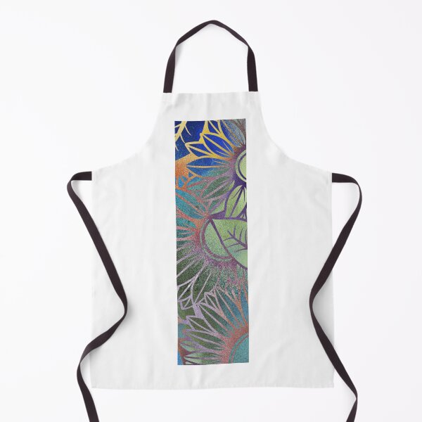 Item preview, Rainbow scale sunflowers spray texture. designed and sold by Kerrie Owens.