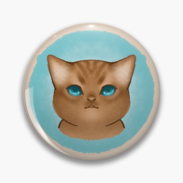 Artikelvorschau, Beige Katze mit blauen Augen entworfen und verkauft von Illustra-Artium.