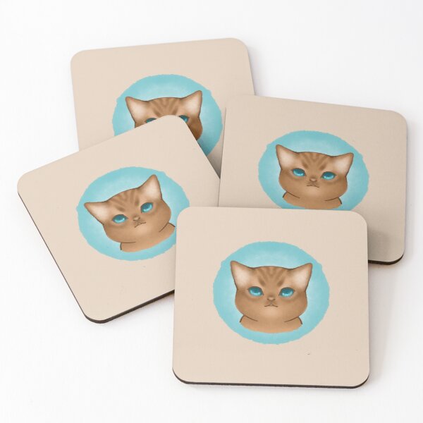 Item preview, Bege cat and blue eyes designed and sold by Illustra-Artium.