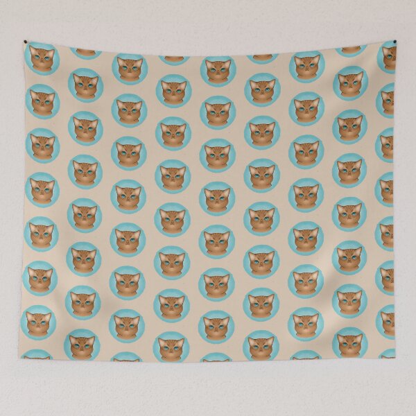 Item preview, Bege cat and blue eyes designed and sold by Illustra-Artium.