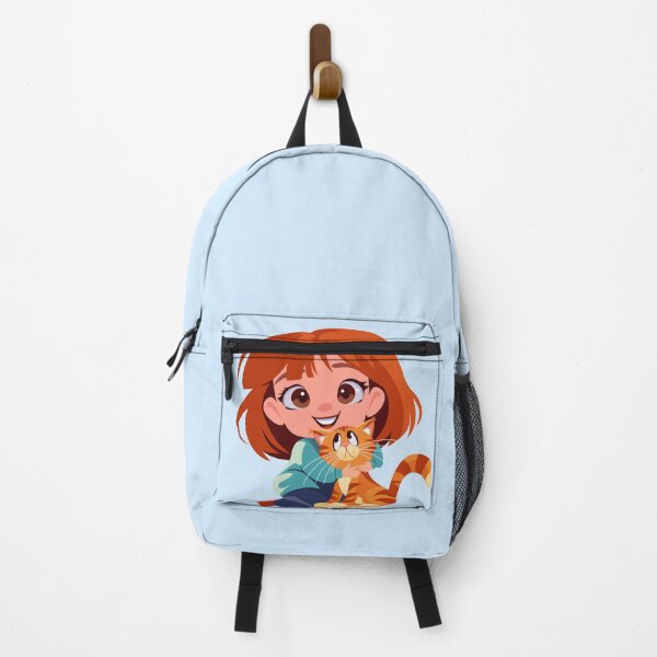Item preview, Cute girl kid hugging cat designed and sold by kavalenkavart.