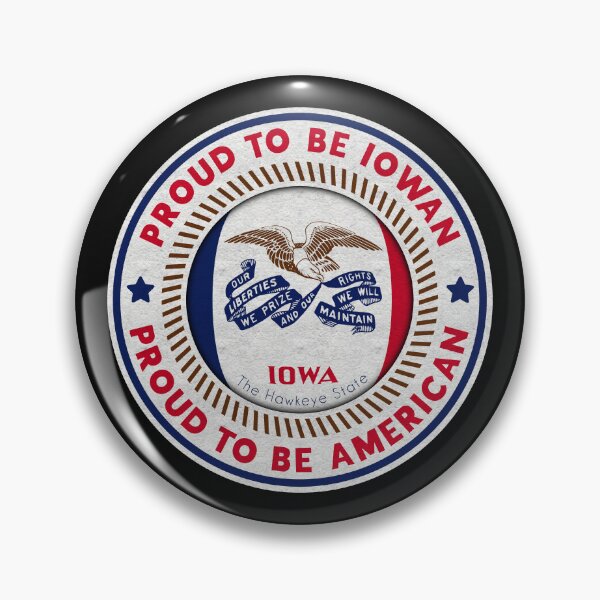 Item preview, Iowa Flag - Proud to be Iowan, Proud to be American designed and sold by patriotwardrobe.