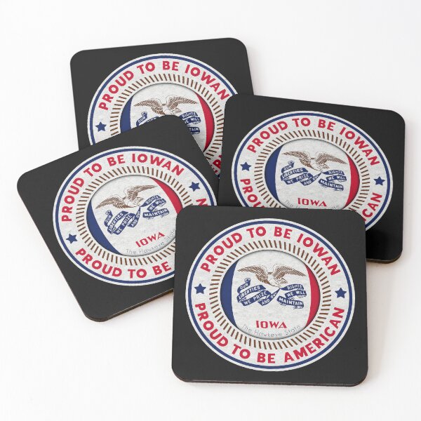 Item preview, Iowa Flag - Proud to be Iowan, Proud to be American designed and sold by patriotwardrobe.