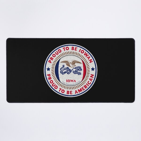 Item preview, Iowa Flag - Proud to be Iowan, Proud to be American designed and sold by patriotwardrobe.