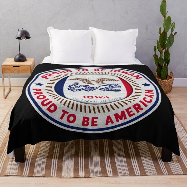 Item preview, Iowa Flag - Proud to be Iowan, Proud to be American designed and sold by patriotwardrobe.