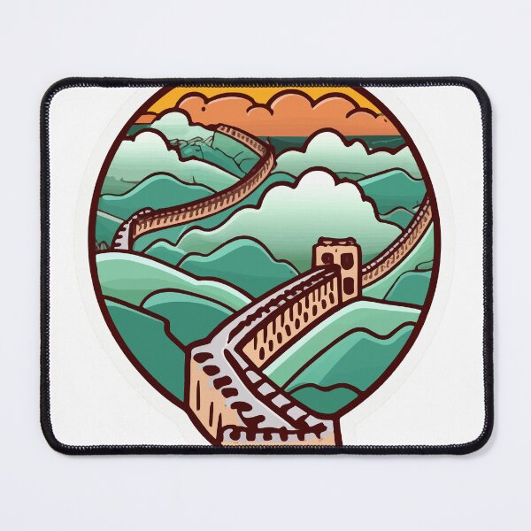 Item preview, Great Wall of China Scenic Landscape designed and sold by NiftyWrx.