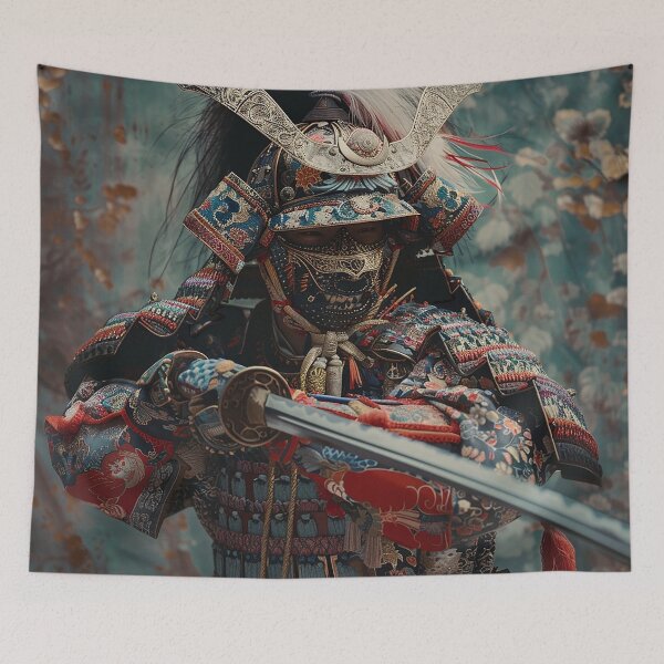 Item preview, Samurai Illustration designed and sold by nomiraclehere.