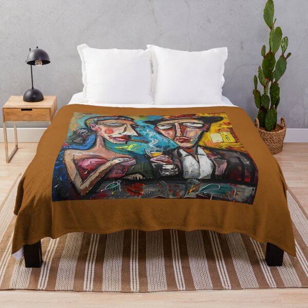 Item preview, Graffiti Passion- Cubist Encounters in the Cigar Lounge in Abstract Expressionism designed and sold by OlfactoART Studio.
