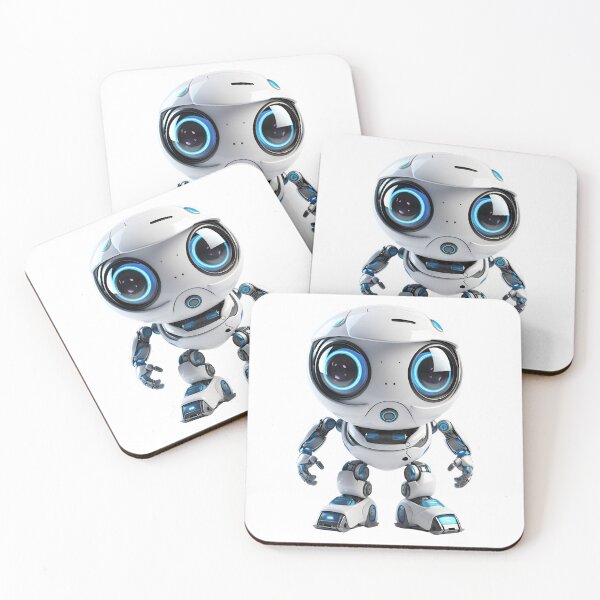 Item preview, 3D Cartoon AI Robot, Cute Robot, Robot Assistant, Logo, Sticker, Wall arts, Art Prints and More designed and sold by Kevin Lou.