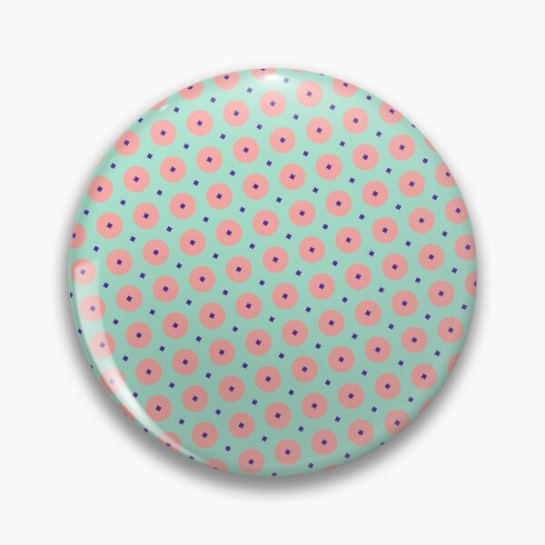 Item preview, Enduring Mint Stencils Seamless Pink Circles Purple Squares  designed and sold by Alchemy-A-La-G.