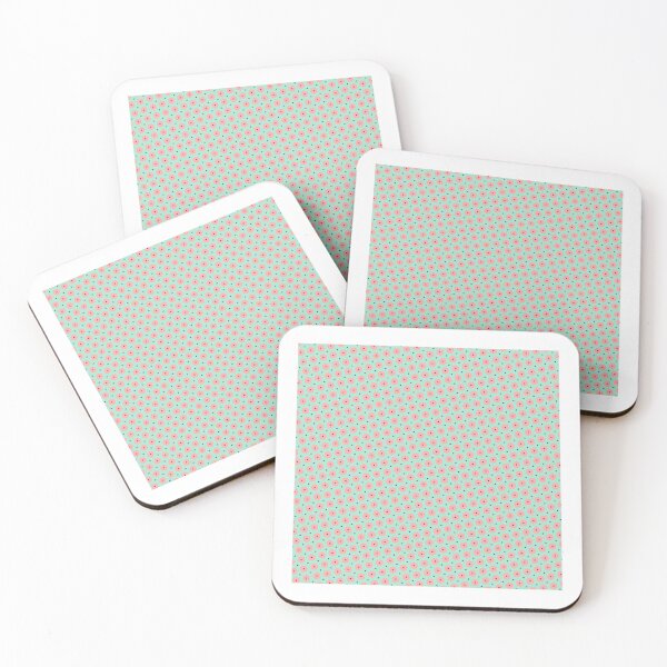 Item preview, Enduring Mint Stencils Seamless Pink Circles Purple Squares  designed and sold by Alchemy-A-La-G.