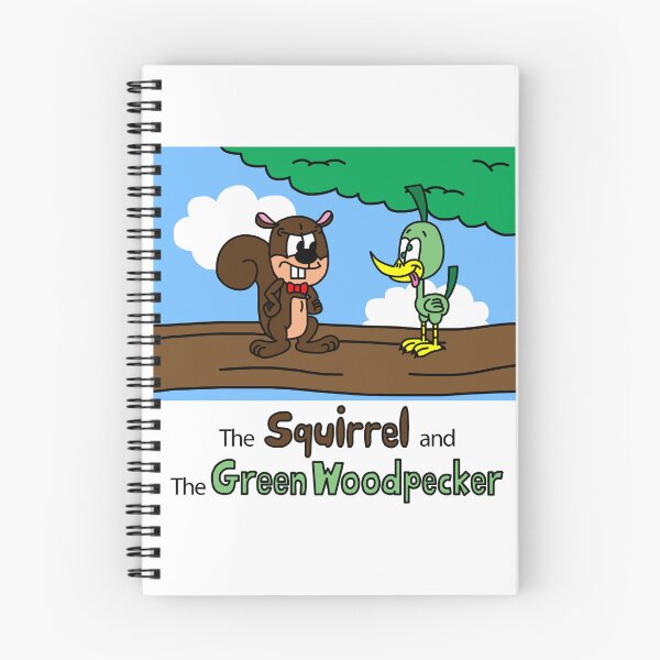 Item preview, The Squirrel and the Green Woodpecker (with title) designed and sold by RyanRaskin22.