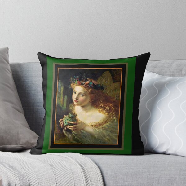 Item preview, IRISH AMERICAN HISTORY-A PORTRAIT OF A FAIRY BY SOPHIE GENGEMBRE ANDERSON (1869) GREEN BACKGROUND designed and sold by PatriotCat.
