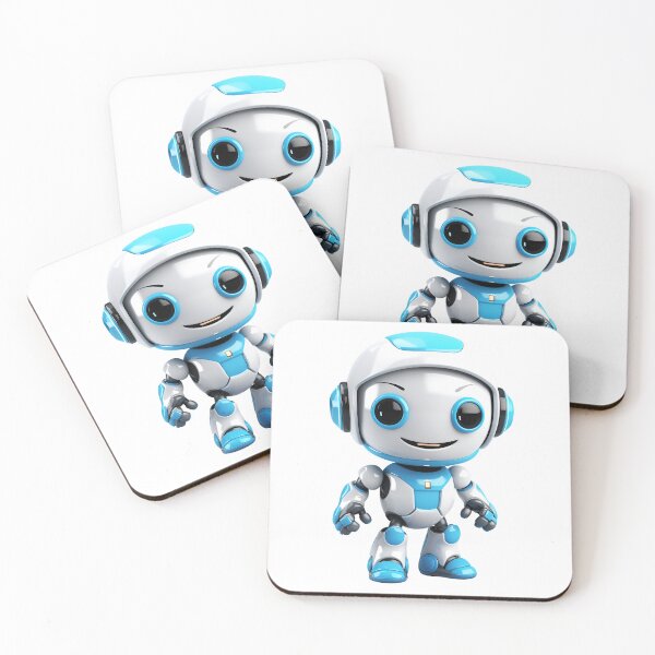 Item preview, 3D Cartoon AI Robot, Cute Robot, Robot Assistant, Logo, Sticker, Wall arts, Art Prints and More designed and sold by Kevin Lou.