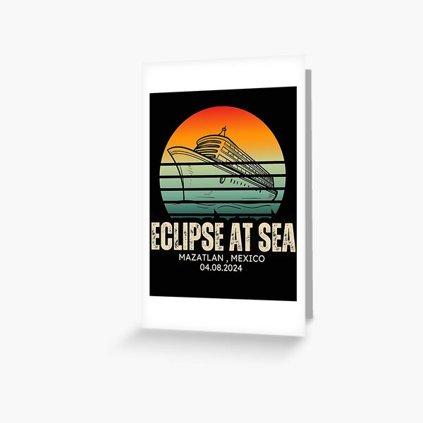 Item preview, Solar Eclipse At Sea Mazatlán Mexico 04.08.2024 designed and sold by RafikieCo.