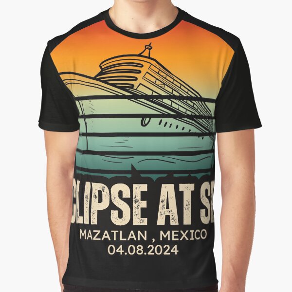 Item preview, Solar Eclipse At Sea Mazatlán Mexico 04.08.2024 designed and sold by RafikieCo.