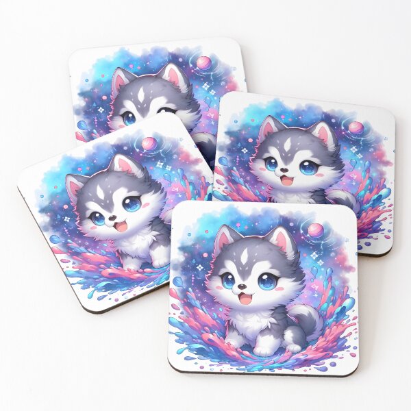Item preview, Chibi Husky Kawaii In Space designed and sold by RubisLeaf.