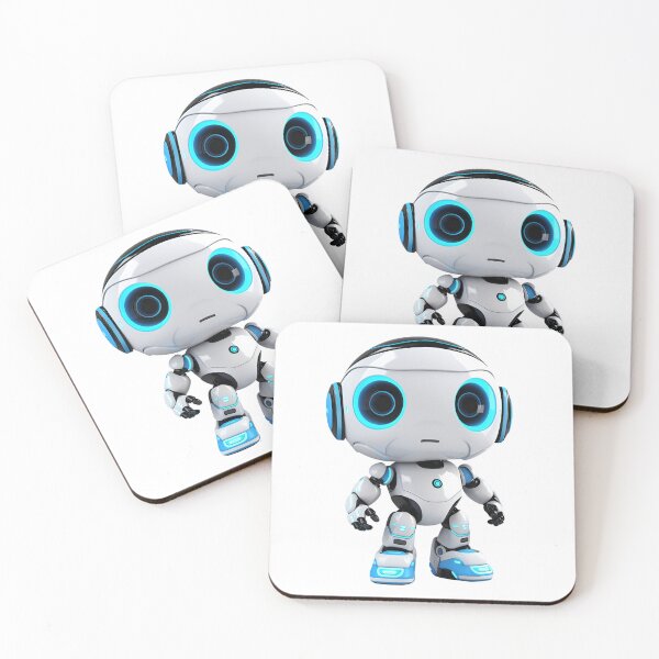Item preview, 3D Cartoon AI Robot, Cute Robot, Robot Assistant, Logo, Sticker, Wall arts, Art Prints and More designed and sold by Kevin Lou.