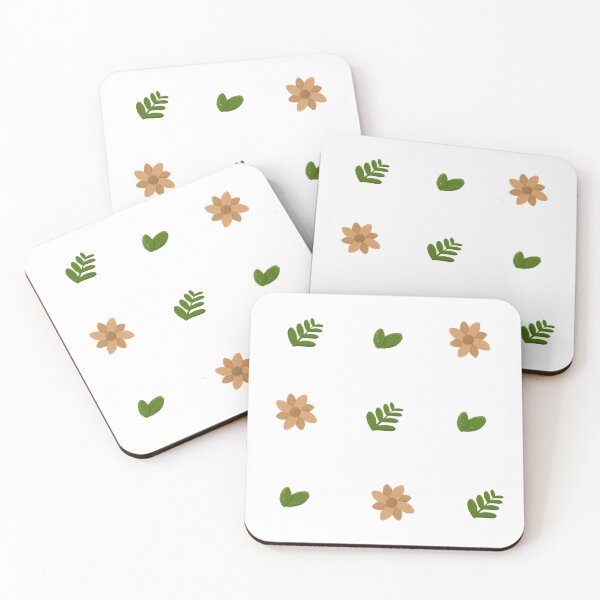 Item preview, Mini Plant Doodle Set Aesthetic Flower Leaves Chalk designed and sold by TheEclecticKat.