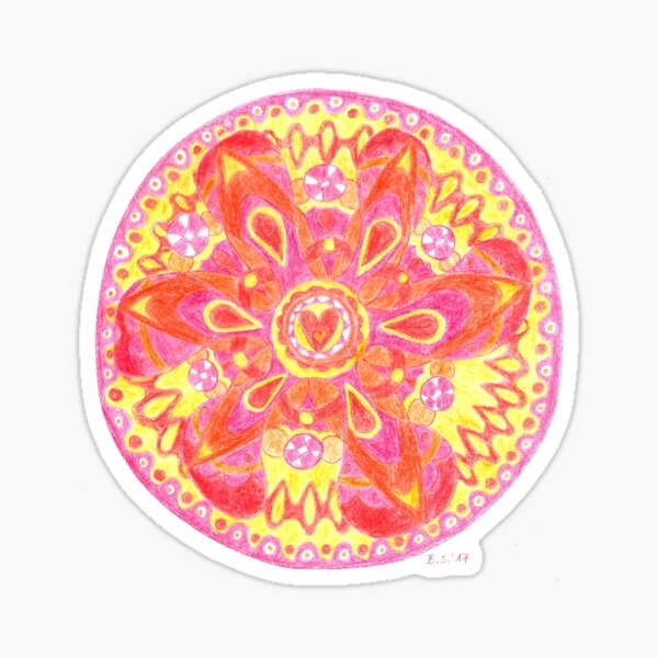 Mandala “Heartlight” Sticker