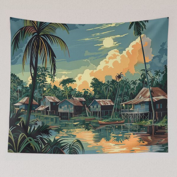 Item preview, Suriname Digital Illustration designed and sold by ComicsFactory.