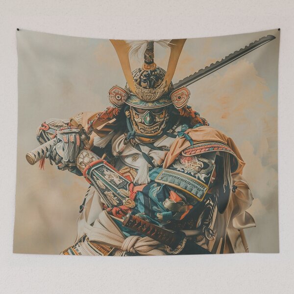 Item preview, Samurai Illustration designed and sold by nomiraclehere.