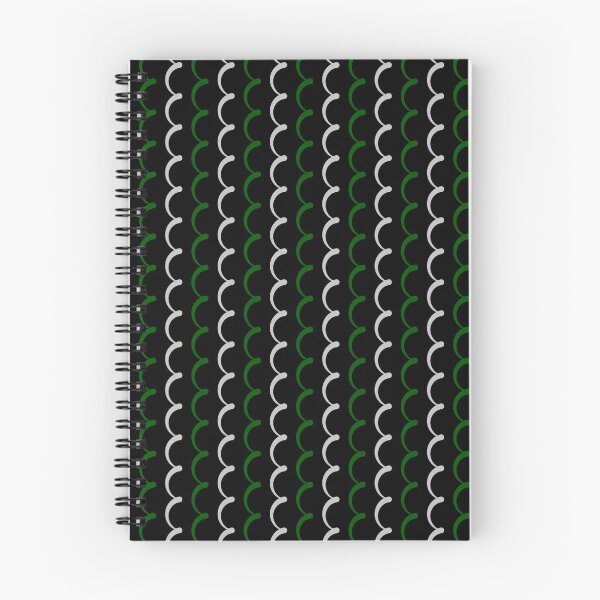 Item preview, Tein Inspired Springs Waves Black Pattern Enduring Stencils designed and sold by Alchemy-A-La-G.