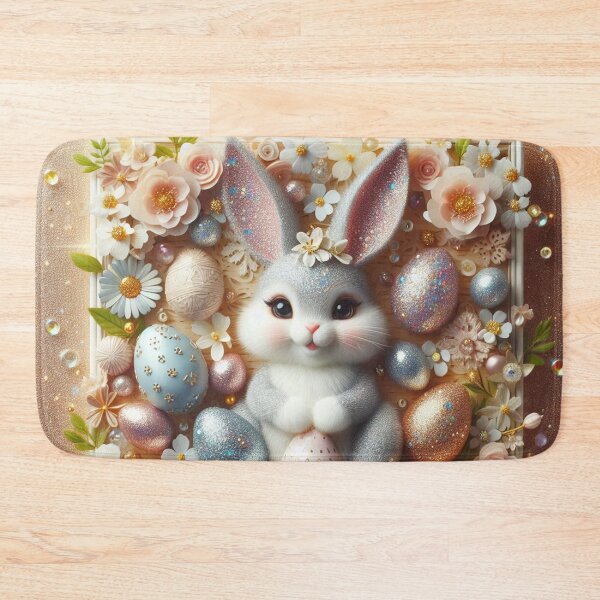 Item preview, Happy Easter Cute Bunny designed and sold by Simplybe1.