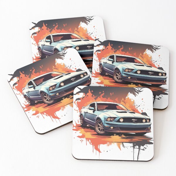 Item preview, Muscle Fire: Dynamic Muscle Car Design with Splash Effect designed and sold by StellarValor.