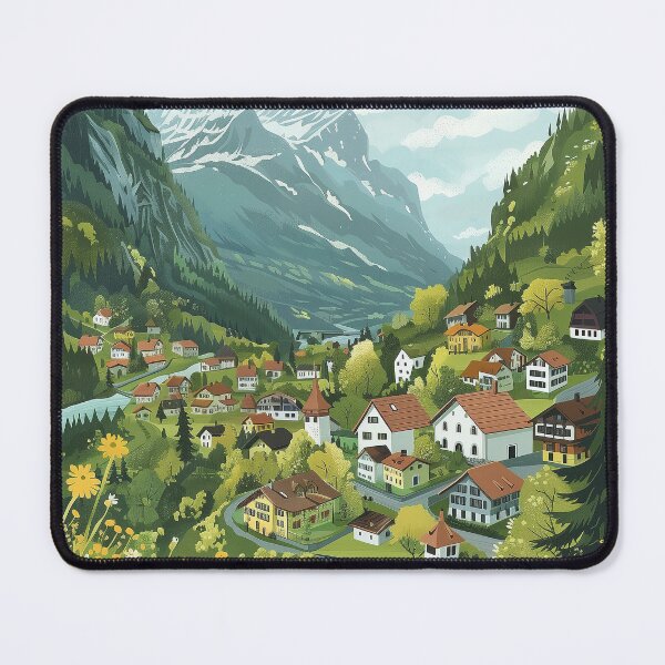 Item preview, Switzerland Digital Illustration designed and sold by ComicsFactory.